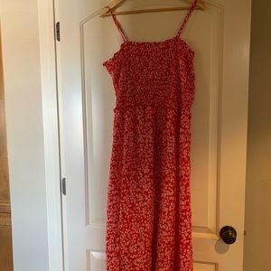 Red maxi dress size 2x